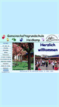 Mobile Screenshot of grundschule-heidkamp.de